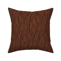 290 - Medium Scale  Crispy Dry Pine Needles in Chocolate Brown and Energizing Orange - for autumn/fall apparel, grass cloth wallpaper, crafts and nursery decor, fall pillows and bedlinen