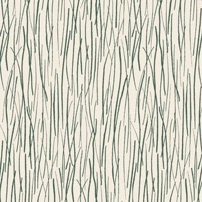290 - Medium scale Pine needles in sage green and off white - for wallpaper, nursery decor, quilting and apparel.- for autumn/fall apparel, grass cloth wallpaper, crafts and nursery decor, thanksgiving tablecloths and napkins