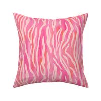 Tiger Stripe light pink on bright pink