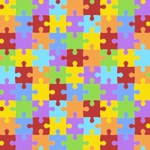 Jigsaw Puzzle  Multi colored
