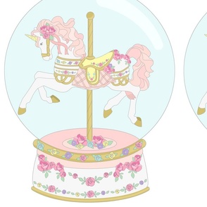 Carousel Unicorn Cristal Ball 