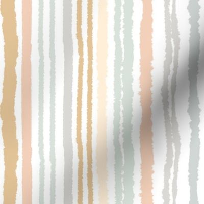 Baby Neutrals, Thin Vertical Stripes by Brittanylane