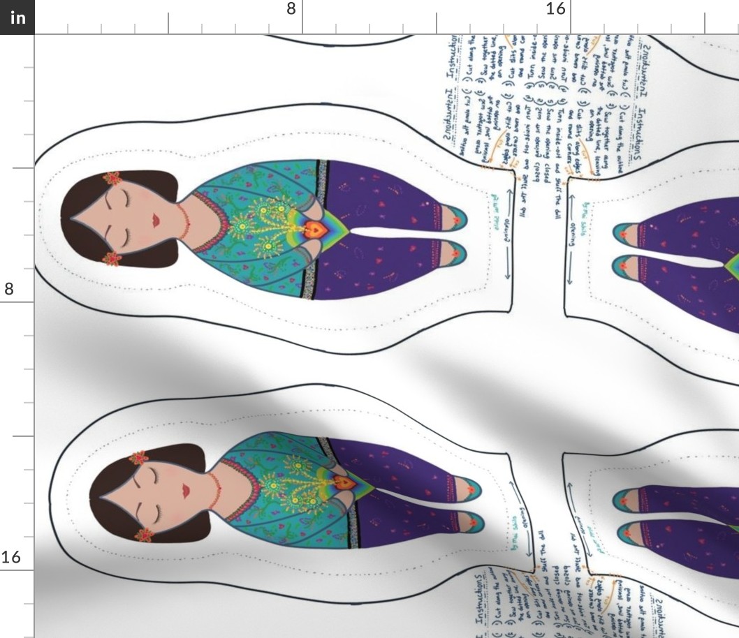 Fabric dolls- for sewing your own doll.  
Easy sewing level.    Diy make your own doll!

Cells from the human body prints are also available. 
Cytology,  pathology,  histology,  teaching and learning guide.  Use it on any science project.  
Other cel