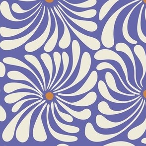 Natisha LARGE psychedelic daisy grid - veri peri