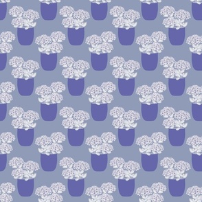 Very Peri Purple Hydrangea Pots.lilac.sml