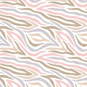 Wild zebra stripes smooth animal print boho minimalist earthy lovers design neutral nursery color mix pink lilac brown  