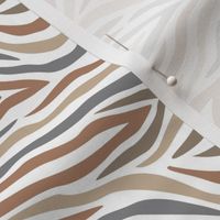 Wild zebra stripes smooth animal print boho minimalist earthy lovers design neutral nursery color mix neutral earthy tones brown gray 