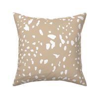 Into the wild minimalist animal print cheetah spots messy boho style texture nursery neutral ginger beige white