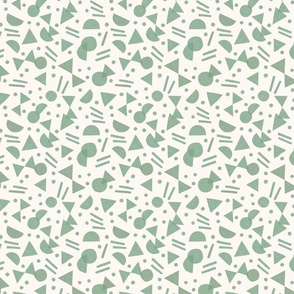 Geometric Confettis - Sage