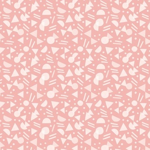 Geometric Confettis - Light Pink