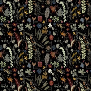 collectors dark floral with text sm