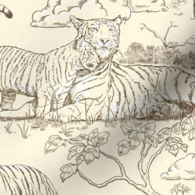 Tiger Toile Ecru