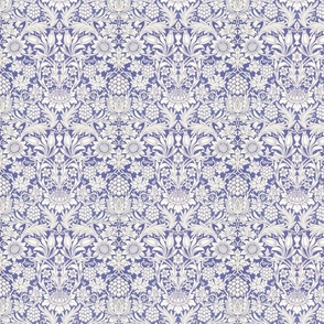 WIlliam Morris  Sunflower Full  Periwinkle