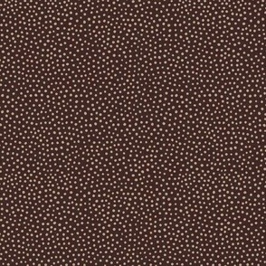 finely dotted dark brown - for medium size