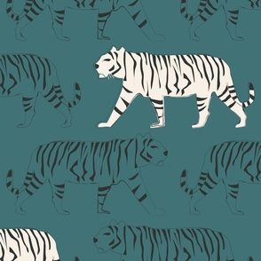 Year of the Tiger on teal main-xl