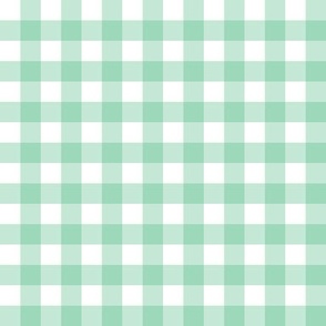 1/2" Gingham Check- green // Becks Bakery collection