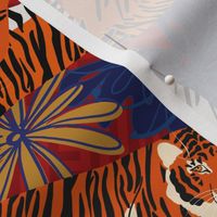 Year of the Tiger Orange and White Tigers