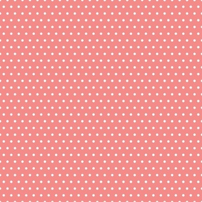 Vintage Spring Pink Polka Dot 6x6