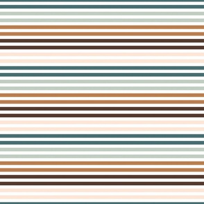 Vintage Spring Multi-Color Stripes 6x6