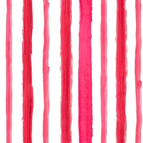 painted red stripes