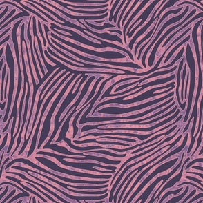 ZEBRA STRIPES WARM PINK PURPLE 16