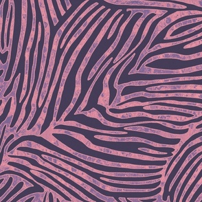 ZEBRA STRIPES WARM PINK PURPLE 24