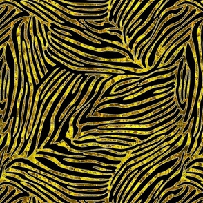 TIGER STRIPES WITH GOLD YELLOW 16