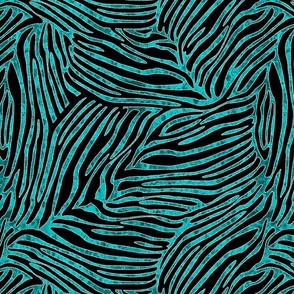 TIGER STRIPES WITH GOLD TEAL 16