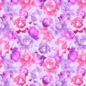 Pink and Purple Roses 24
