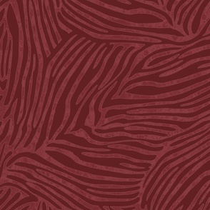 DARK RED ZEBRA STRIPES 40