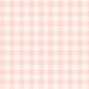 Coral gingham