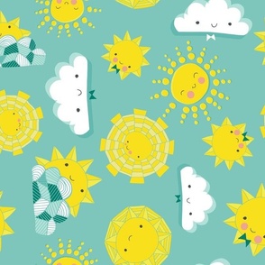 Cute Geometric Sunshines