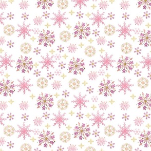 Pink Snowflakes