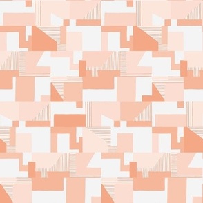 [SMALL] Graphic Patchwork - Blush Pink