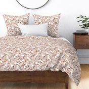 Foals Frolic - neutral earth tone floral