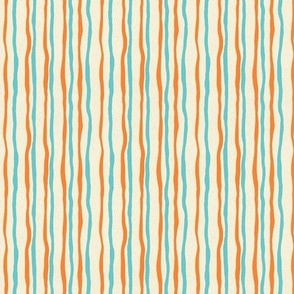 Tiger stripes in orange and blue (medium size)