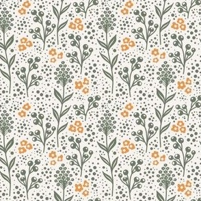 Pattern  0596 - Hand drawn florals