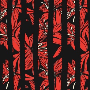 Lily Oriental geometric print 