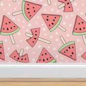 Watermelon Popsicles 