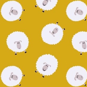 Sheeps and ewes yellow
