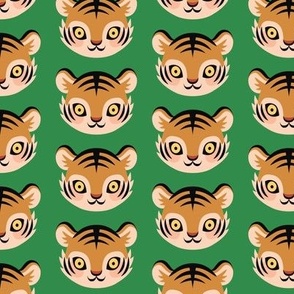 Cute tiger faces