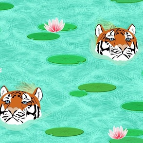 Year of the swimming tiger 