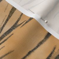 Shibori Tiger Stripes (xl scale) | Animal print inspired tie dye, arashi shibori pattern, jungle print, tropical animal, tiger fabric in yellow ochre and black.