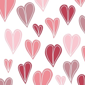 PINK AND RED HEARTS 01 LARGE