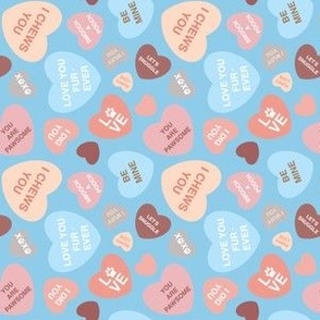 puppy love conversation hearts 