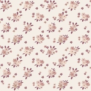 Ditsy floral, neutral flowers