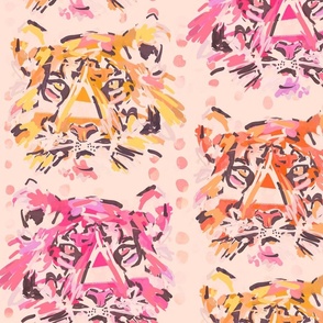 Tiger Tiger - Large Scale - Pink