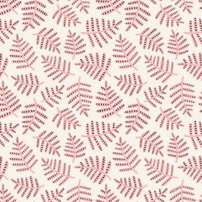 Leafy Leaves | Small Scale | Pink