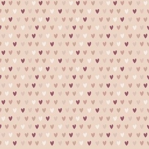 Tiny Hearts Fabric, Wallpaper and Home Decor