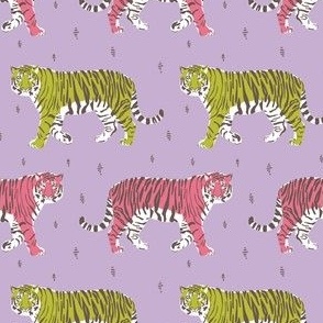 Year of the Tiger on lavendar